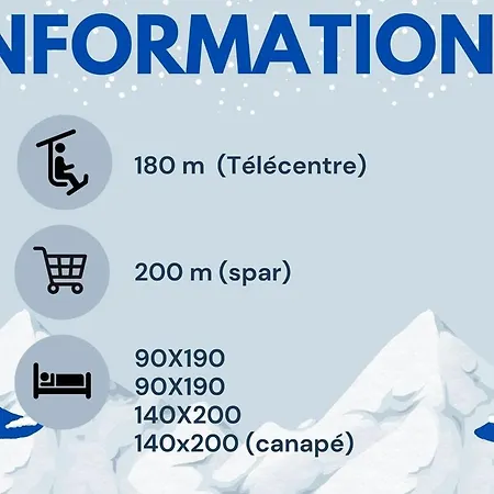 Duplex Cosy Et Optimise, Emplacement Ideal * Huez